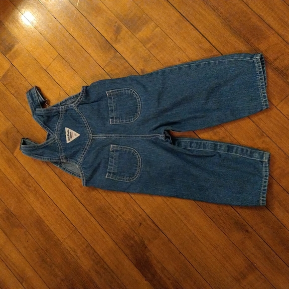 Size 18 months baby girls Oshkosh blue overalls - Picture 3 of 14